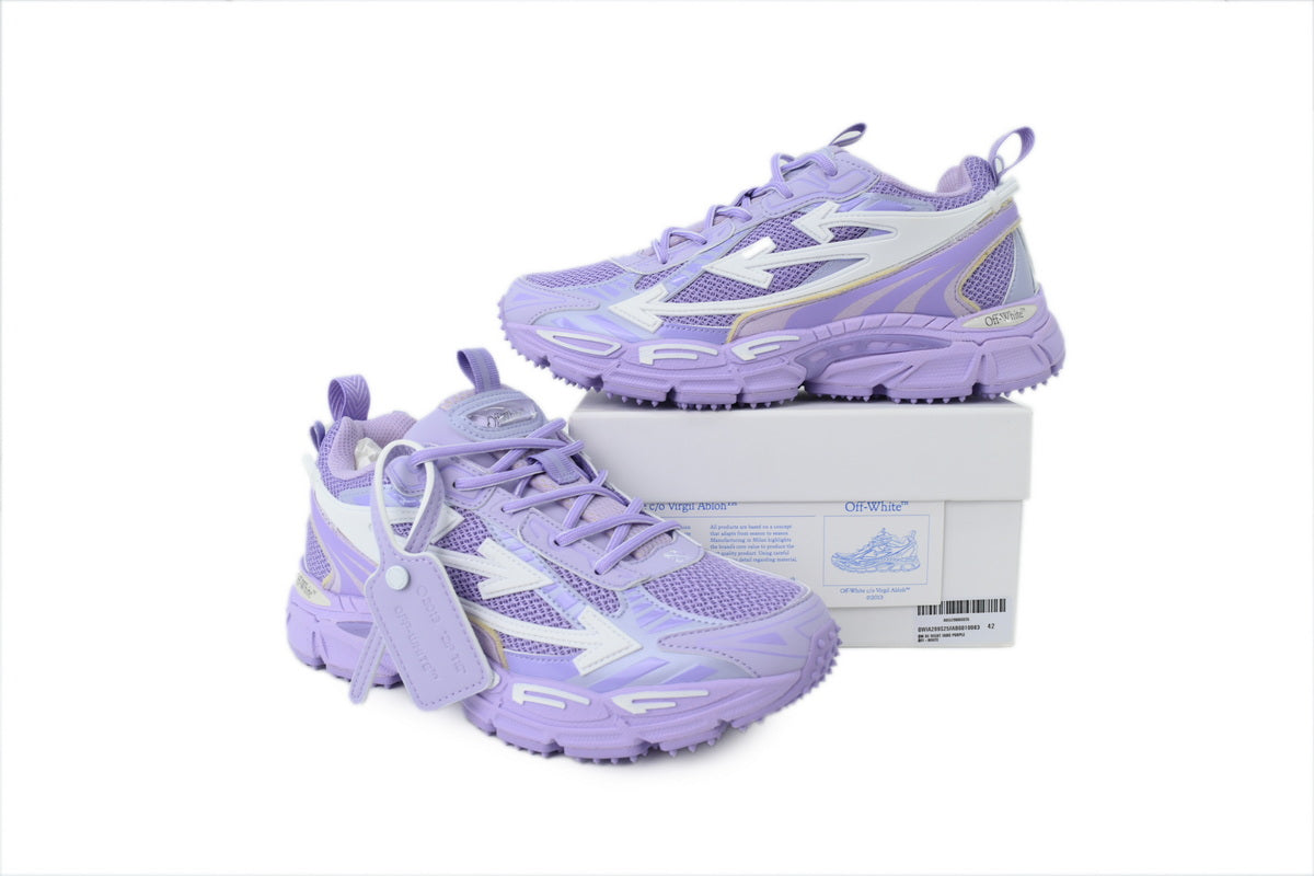 Off-White Lavender Chunky Sneakers