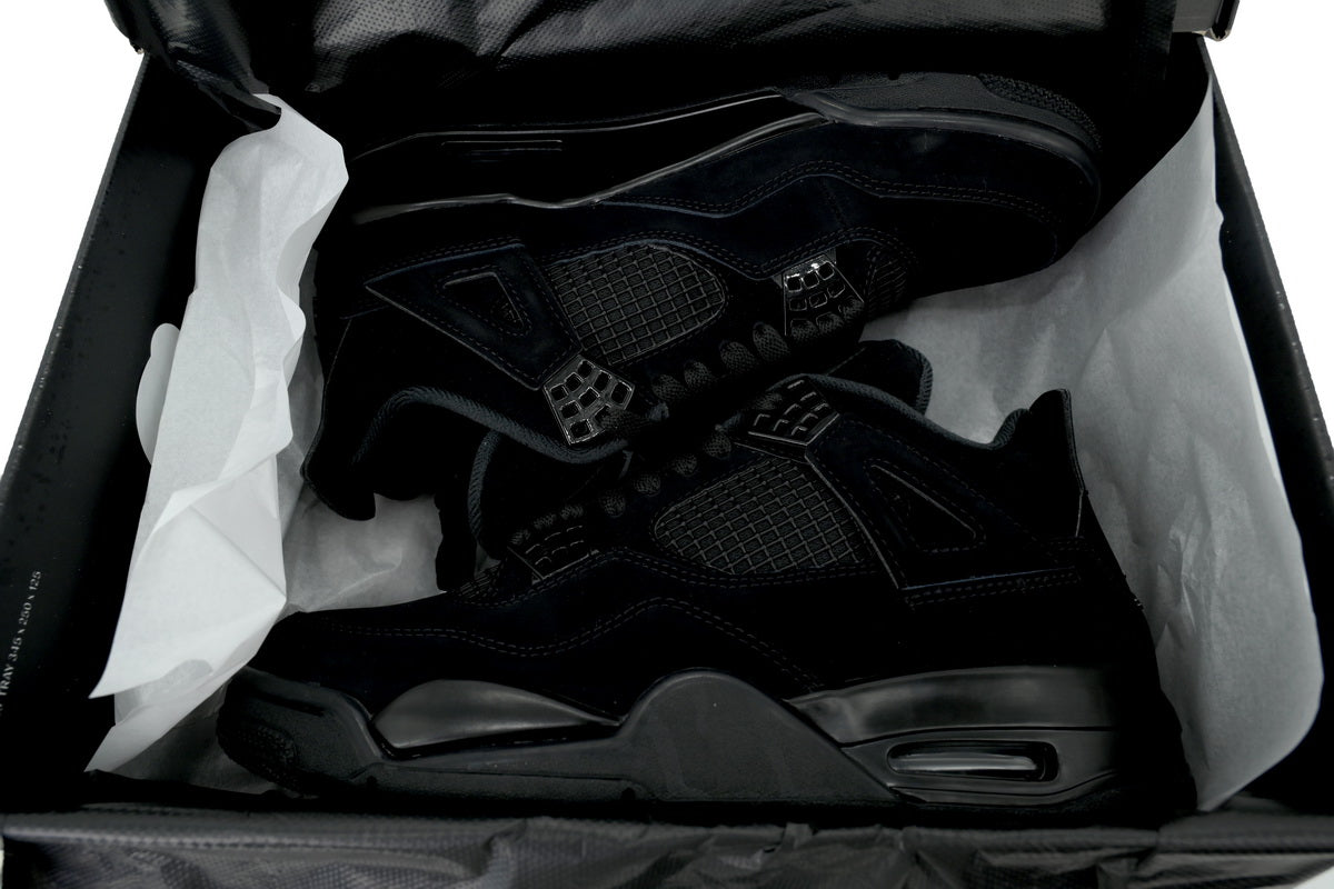 Air Jordan 4 Retro “Black Cat” Basketball Shoes CU1110-010
