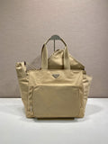 Prada Re-Edition Nylon Tote Bag – Beige