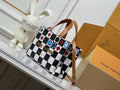 Louis Vuitton Checkerboard Tote with Multicolor Motifs